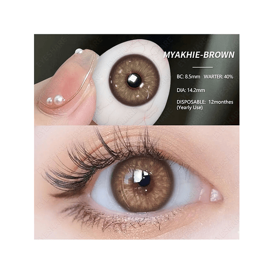 1 Par Grande Diâmetro Suave Colorido Contato Com Natural Transparente Características