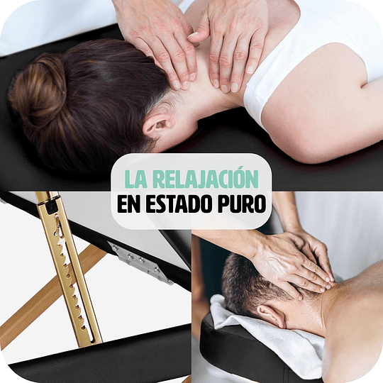 Maca de massagem dobrável de alumínio, maca profissional para fisioterapia, maca estética profissional, quiromassagem, tatos, Reiki, altura ajustável, 3 zonas, com bolsa de transpo...