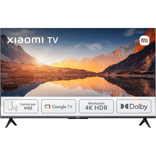 TV A 2025 32" Smart TV HD HDR, Google TV, controlo de voz, Dolby, preto
