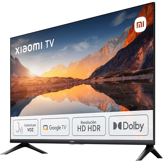 TV A 2025 32" Smart TV HD HDR, Google TV, controlo de voz, Dolby, preto
