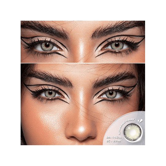 1 Par Grande Diâmetro Suave Colorido Contato Com Natural Transparente Características