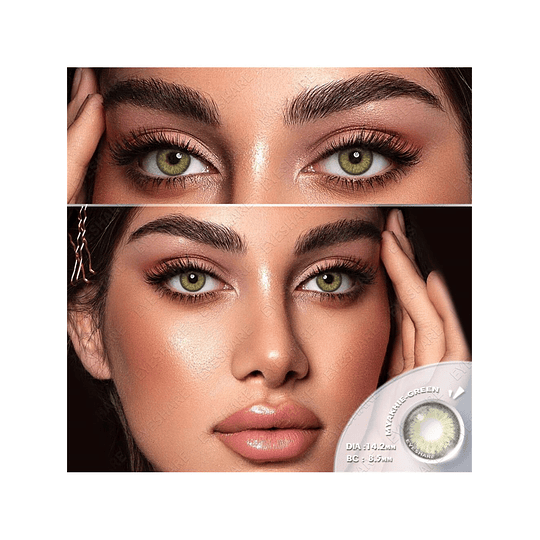 1 Par Grande Diâmetro Suave Colorido Contato Com Natural Transparente Características