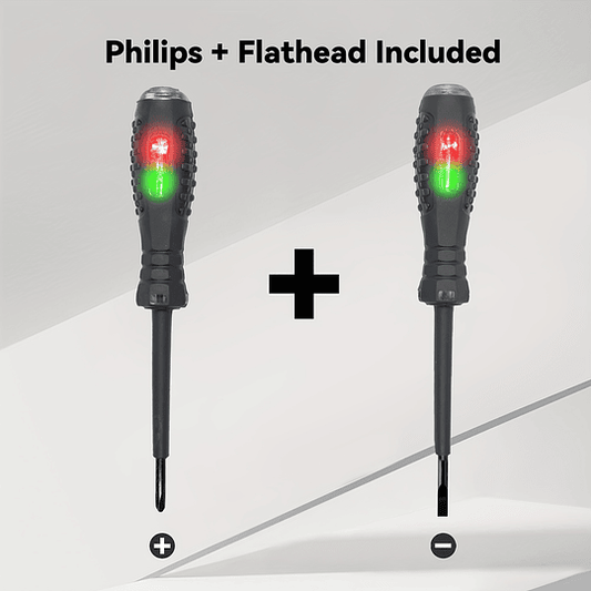2 peças eletricista multifuncional de alto torque chave de fenda leve colorida cabeça de sucção magnética caneta elétrica teste zero fio fogo fio cabeça com fenda cabeça phillips