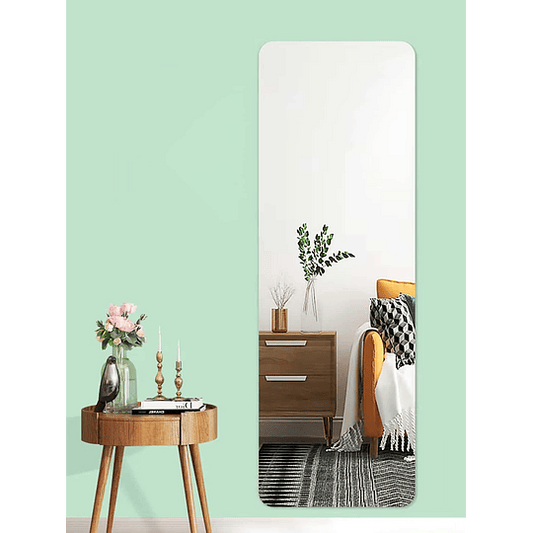 1peça Adesivo de parede de espelho DIY