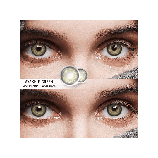 1 Par Grande Diâmetro Suave Colorido Contato Com Natural Transparente Características