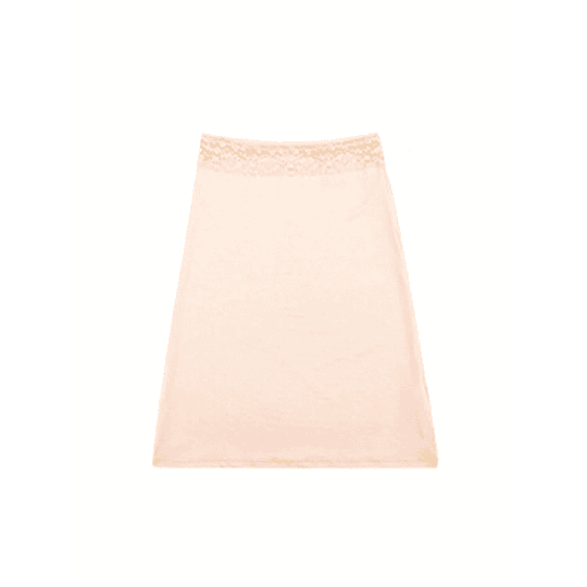 3 peças/1 peça saia forrada de renda feminina saia de baixo, anágua de cor sólida antiderrapante de verão