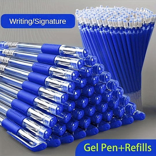 18pcs Conjunto De Canetas Gel Material Escolar Preto Azul Vermelho Cor De Tinta 0,5mm Caneta Esferográfica Caneta Kawaii Estudantes Material Escolar Escritório Stationery