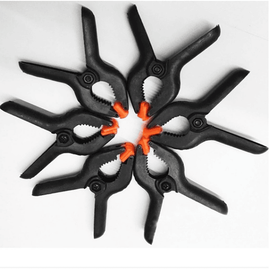 10pcs braçadeiras de mola de plástico – o clipe DIY perfeito para marcenaria, bancada de trabalho e oficina doméstica!