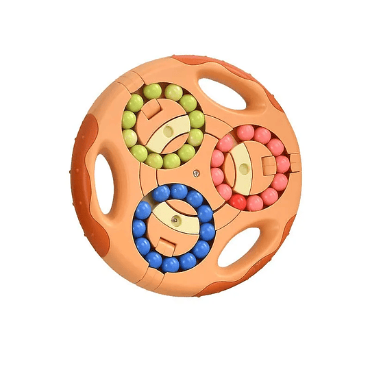 3in1 crianças girando feijão mágico fingertip cubo brinquedos crianças spin grânulo quebra-cabeças jogo de aprendizagem educacional adultos alívio do estresse brinquedo