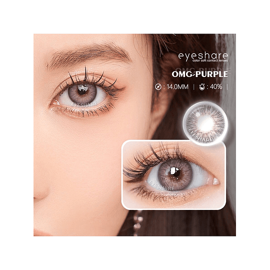 1 Par Colorido Contato Com Grande Diâmetro , Natural Descartável , Adequado Para Datação ou Diário
