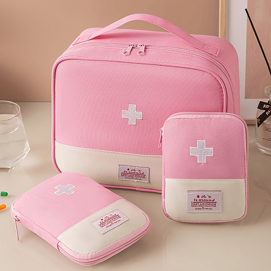 3 unidades / conjunto Bolsa portátil de viagem, bolsa versátil para desportos ao ar livre com fecho, organizador doméstico