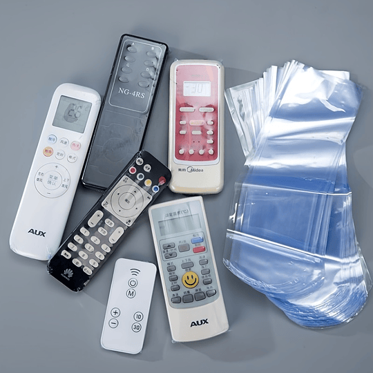 100pcs PVC Filme Termoencolhível Embalagem, Saco de Armazenamento, Saco de Embalagem Selado para Varejo, Saco de Plástico Transparente, Saco de Embalagem Cosmética de Presente