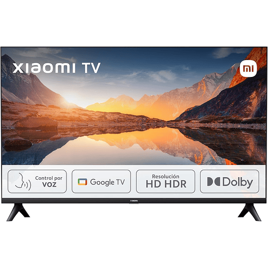 TV A 2025 32" Smart TV HD HDR, Google TV, controlo de voz, Dolby, preto