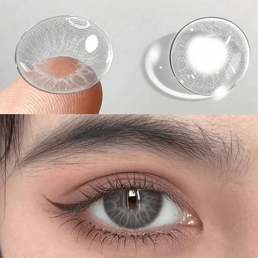 1 Par De Lentes De Contacto Unissex Gelatinosas Coloridas, Lançamento Anual, Lentes Cosméticas