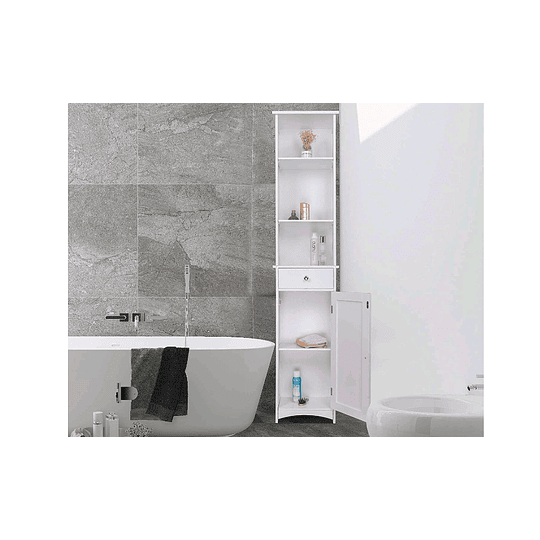 Armário alto armário de casa de banho prateleira de duche estante de sala de estar mesa de cabeceira armário de canto armário de medicina para casa de banho cozinha quarto 33 x 23...