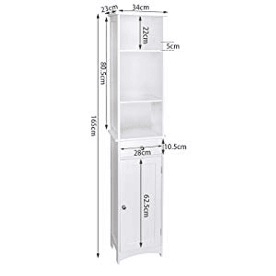 Armário alto armário de casa de banho prateleira de duche estante de sala de estar mesa de cabeceira armário de canto armário de medicina para casa de banho cozinha quarto 33 x 23...
