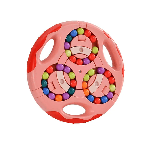 3in1 crianças girando feijão mágico fingertip cubo brinquedos crianças spin grânulo quebra-cabeças jogo de aprendizagem educacional adultos alívio do estresse brinquedo