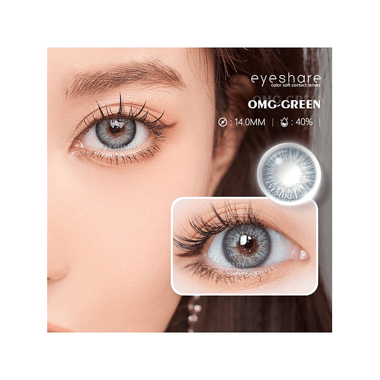 1 Par Colorido Contato Com Grande Diâmetro , Natural Descartável , Adequado Para Datação ou Diário