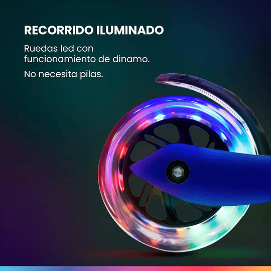 Two Scooter - o skate seguro premium para crianças, com LED nas rodas, dobrável, a partir de 5 anos, até 80 kg de carga, certificado TÜV, preto