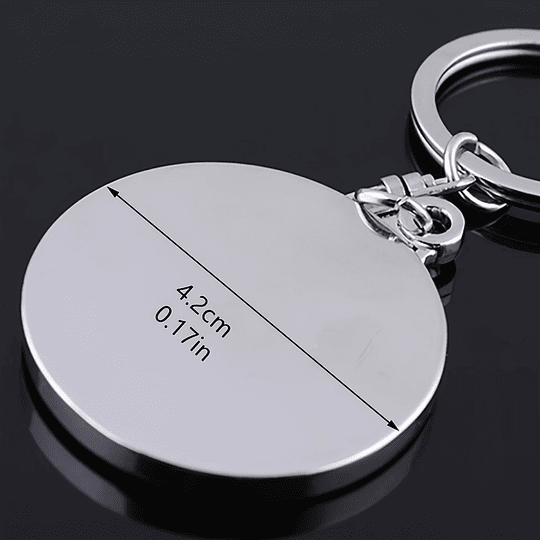 1pc 50 anos calendário perpétuo chaveiro para homem, liga prateada pingente chaveiro, ornamento chaveiro do carro, saco bolsa charme acessórios