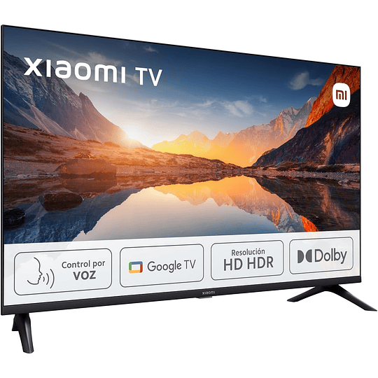 TV A 2025 32" Smart TV HD HDR, Google TV, controlo de voz, Dolby, preto