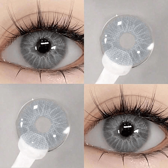1 Par De Lentes De Contacto Unissex Gelatinosas Coloridas, Lançamento Anual, Lentes Cosméticas