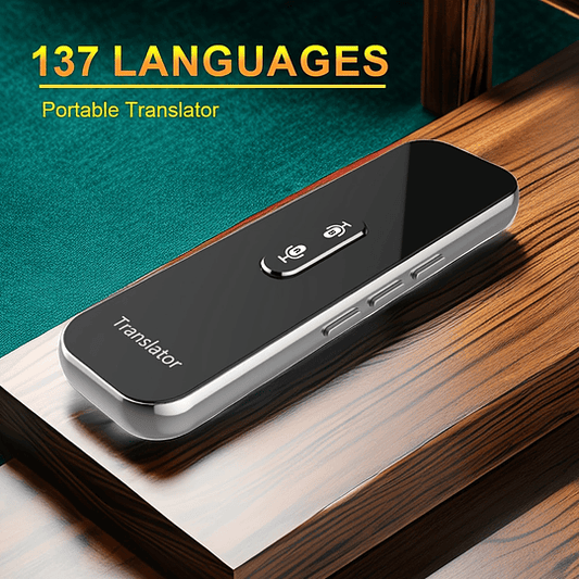 Tradutor de voz inteligente de 137 idiomas: tradução instantânea em tempo real, apresentação de resultados de tradução de aplicações, adequado para a maioria dos telefones Android/iOS