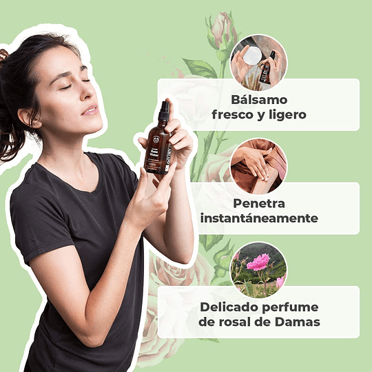 Água de rosas orgânica 200 ml - tom facial de água de rosas de damasco 100 % puro e natural - rosto, contorno de olhos, corpo, cabelo - garrafa de vidro spray