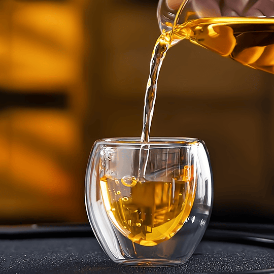 6 peças de canecas de café expresso de vidro de 2,7 onças, copos isolados de parede dupla, conjunto de copos para chá, café, café com leite, café, leite, transparente para restaurante Eid Al-Adha Muba