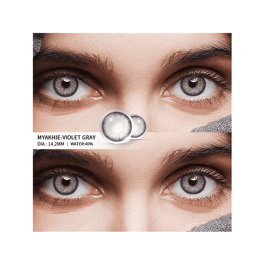 1 Par Grande Diâmetro Suave Colorido Contato Com Natural Transparente Características