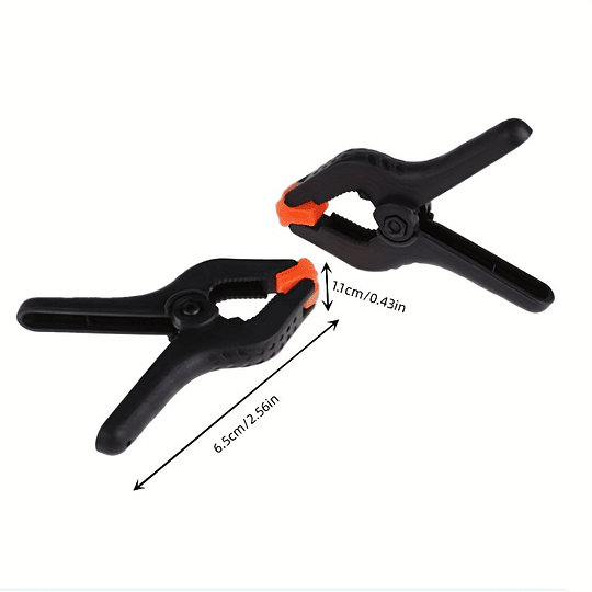 10pcs braçadeiras de mola de plástico – o clipe DIY perfeito para marcenaria, bancada de trabalho e oficina doméstica!