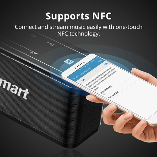 Tronsmart Element Mega SoundPulse Caixa de Som Bluetooth 5.0 com Potente Saída Máxima de 40 W, Som Digital 3D e Controle de Toque Intuitivo TWS - Preto