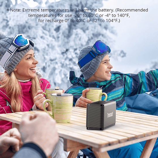 Tronsmart Element Mega SoundPulse Caixa de Som Bluetooth 5.0 com Potente Saída Máxima de 40 W, Som Digital 3D e Controle de Toque Intuitivo TWS - Preto