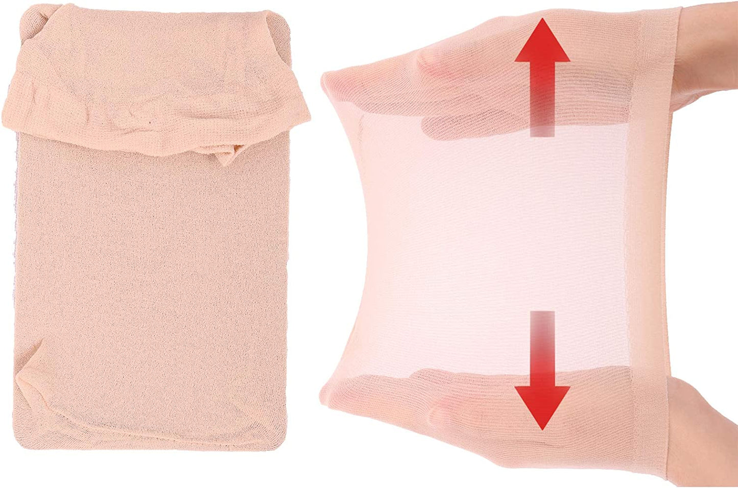 Touca de peruca de nylon elástico respirável 12 unidades