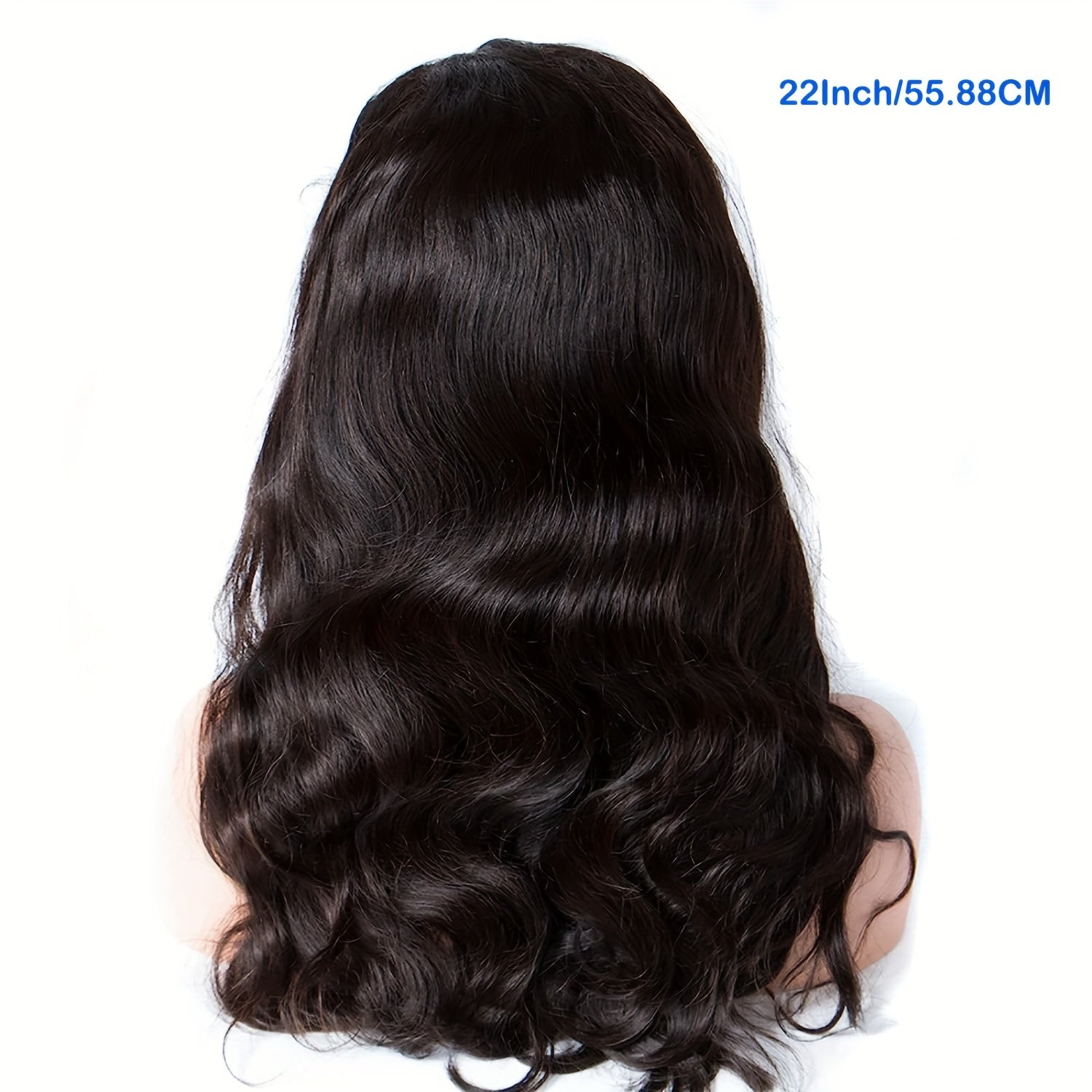 Peruca de cabelo humano 4X4X1 com ondas corporais  Longa preta e brilhante com caracis suaves para mulheres ideal para festas e eventos acessrio de cabelo para festas  Estilo elegante  Sensao luxuosa peruca de cabelo longo