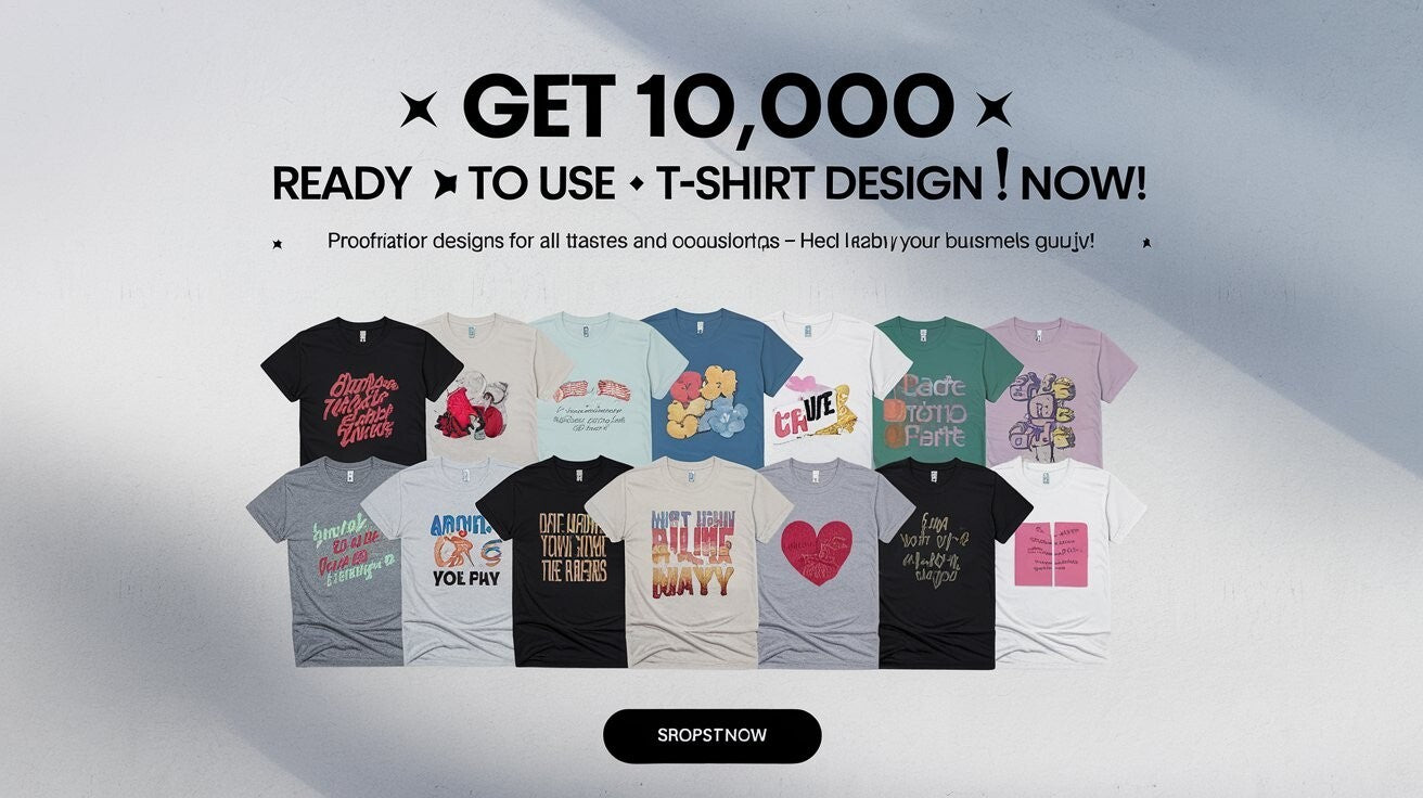 T-shirt Designs -Unlock 10,000 Premium  – Affordable & Ready to Print