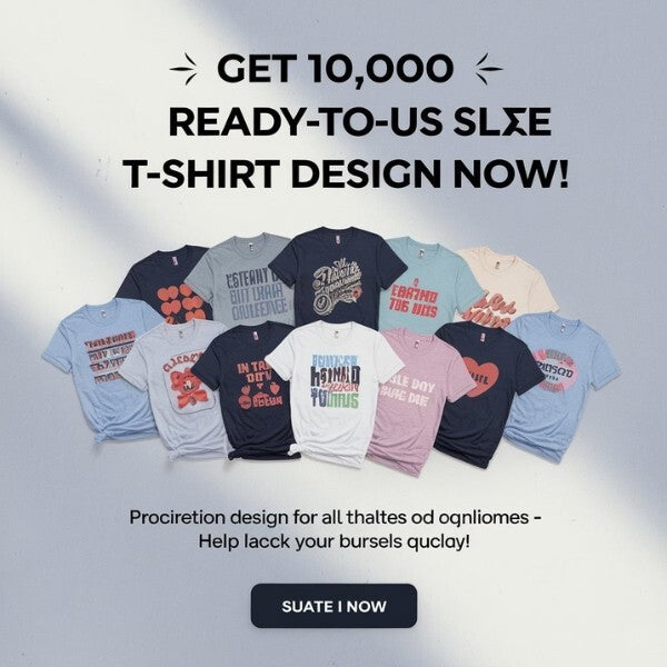 T-shirt Designs -Unlock 10,000 Premium  – Affordable & Ready to Print